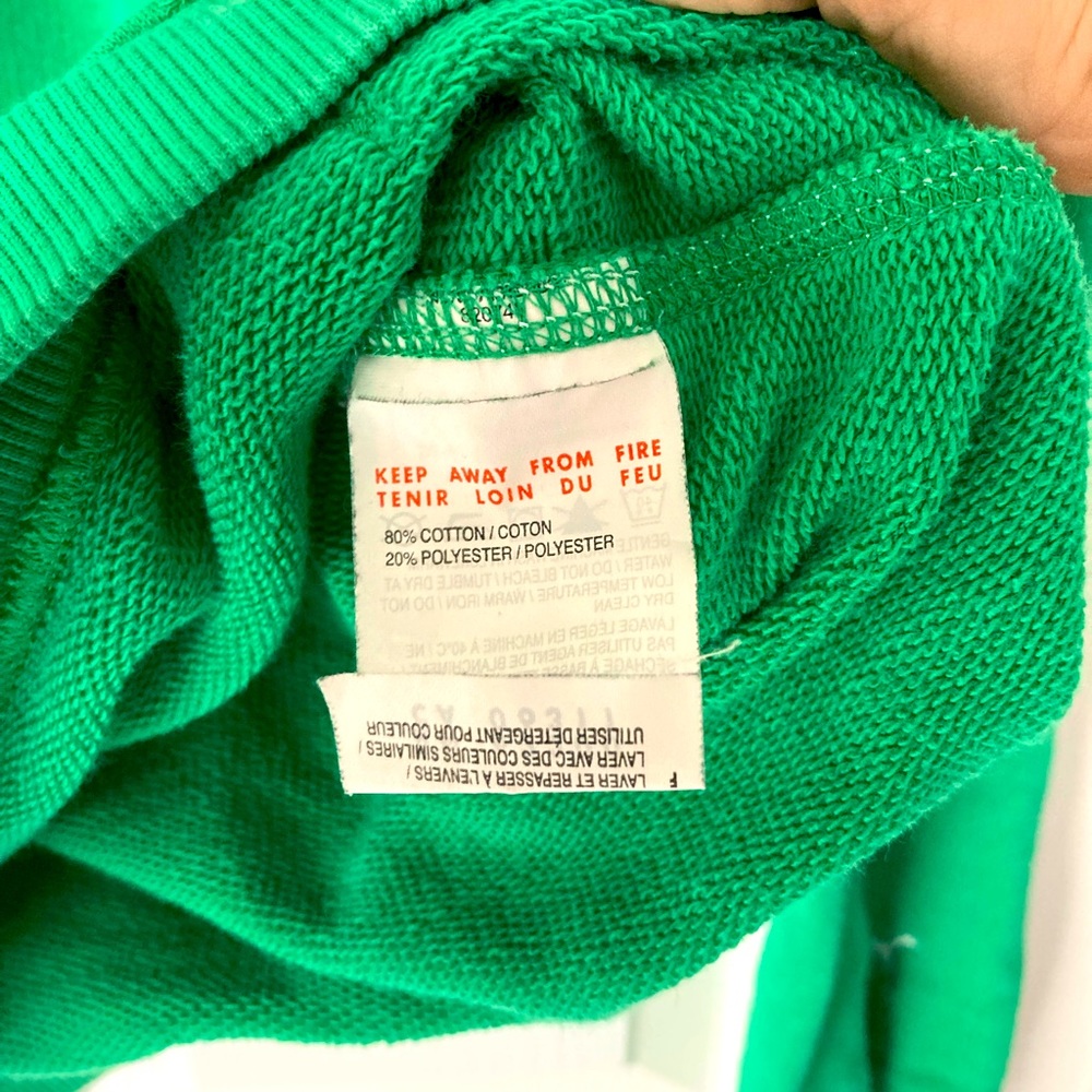 Puma Green Hooded Sweatshirt - Picture 4 of 4